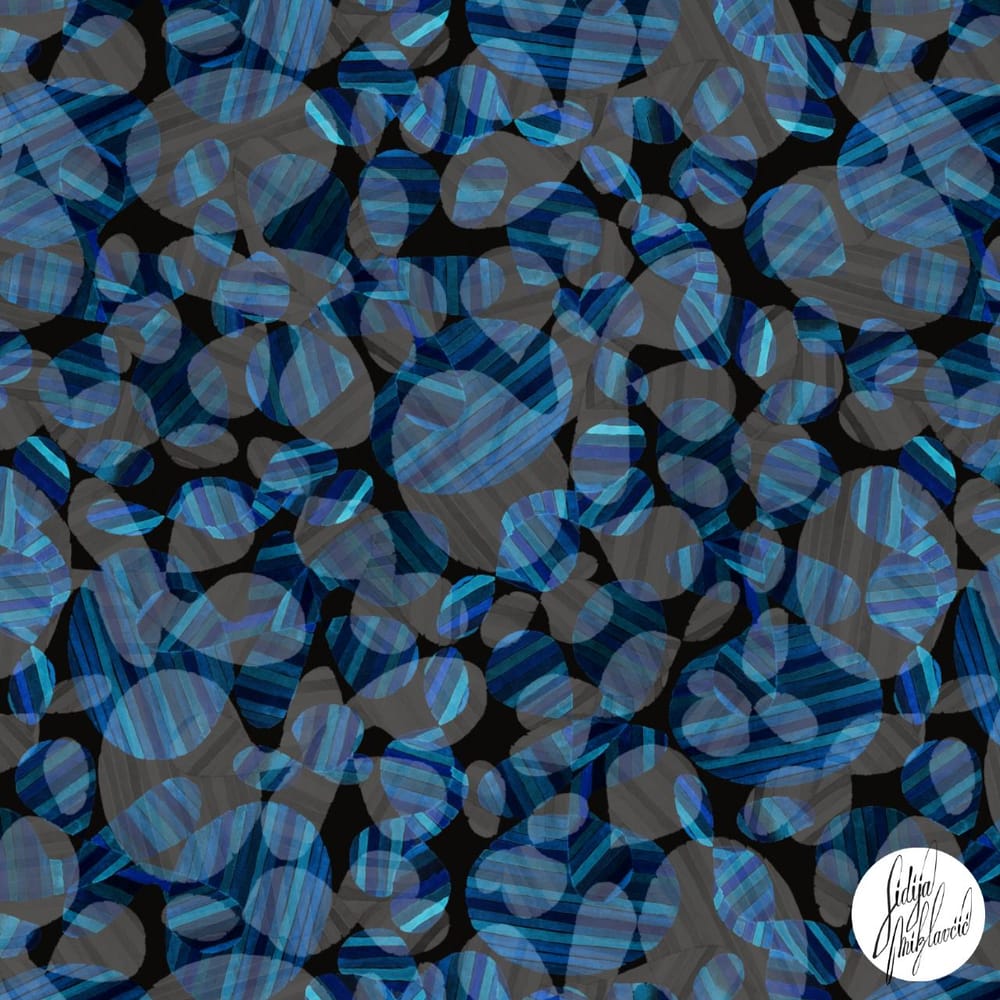 Pulse and Precision used in my ordinary work for surface pattern design - image 5 - student project