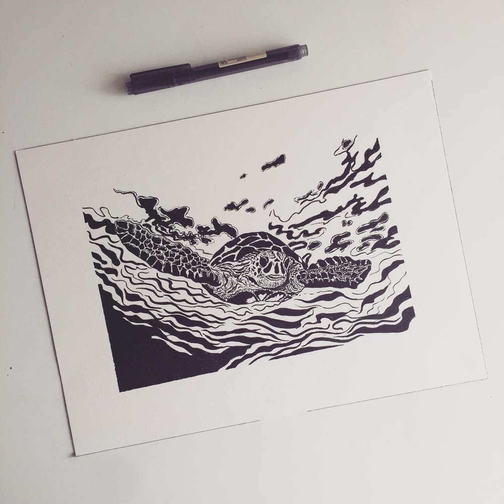 My first inking - image 1 - student project
