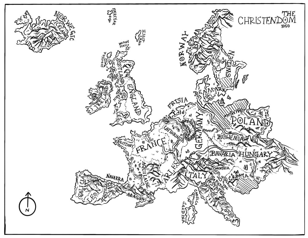 The Christendom 1050 AD - image 1 - student project