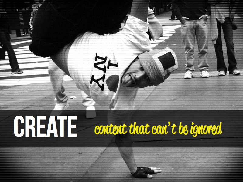 Creare content that can't be ignored - image 2 - student project