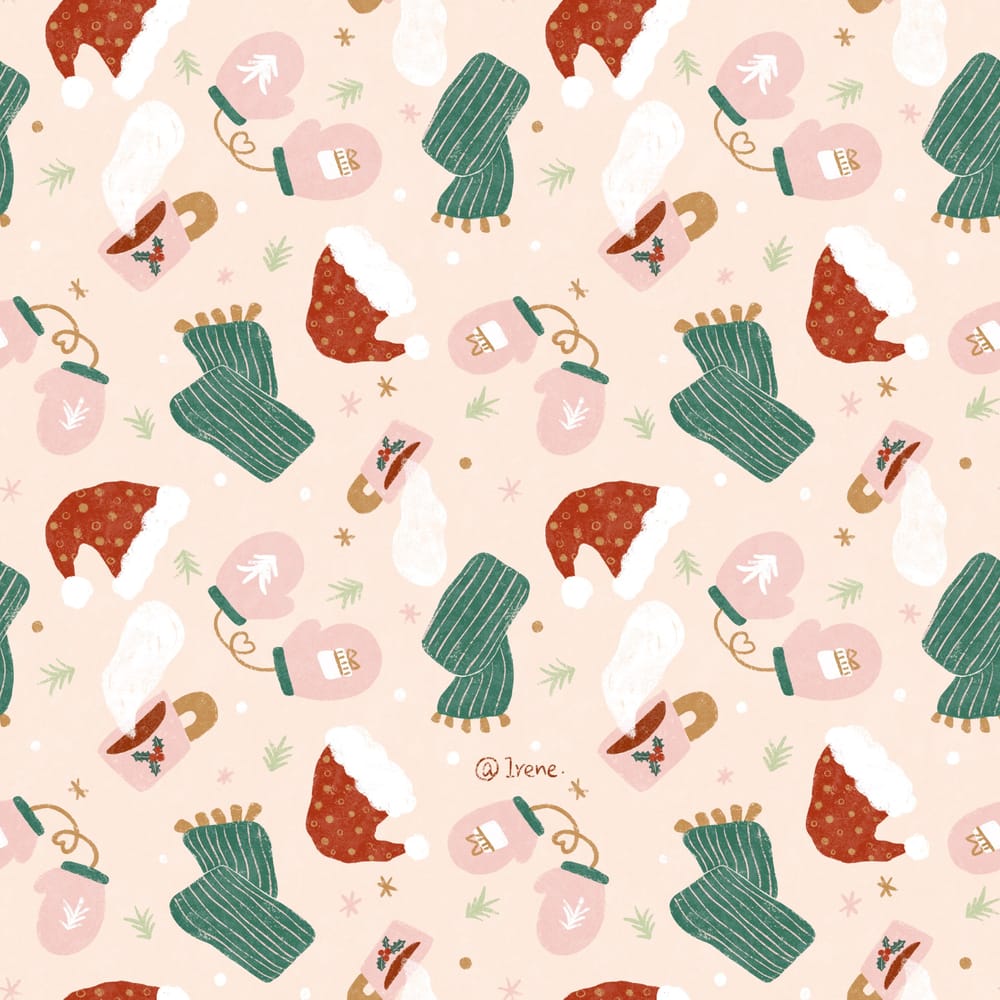 Warm Christmas mini pattern collection - image 1 - student project