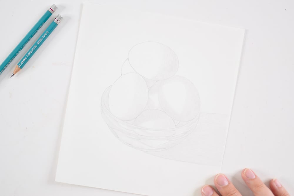 *CLASS DEMO* Eggs in a Bowl Value Sketch - image 2 - student project