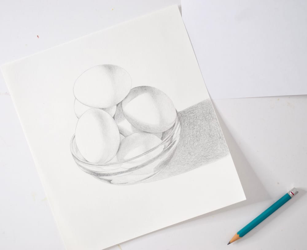 *CLASS DEMO* Eggs in a Bowl Value Sketch - image 4 - student project