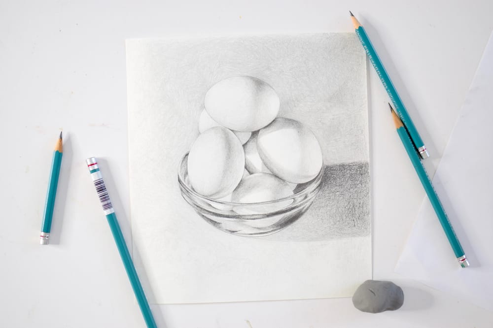 *CLASS DEMO* Eggs in a Bowl Value Sketch - image 6 - student project