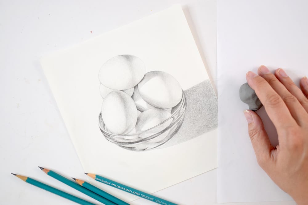 *CLASS DEMO* Eggs in a Bowl Value Sketch - image 5 - student project