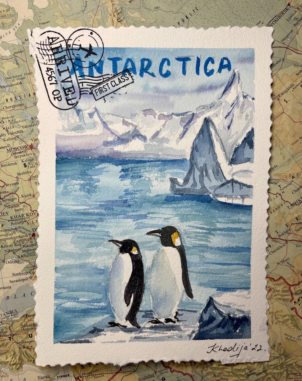 Stamps from around the world - image 4 - student project