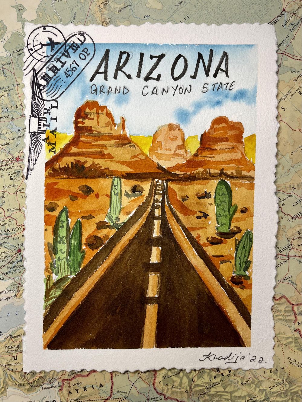 Stamps from around the world - image 6 - student project