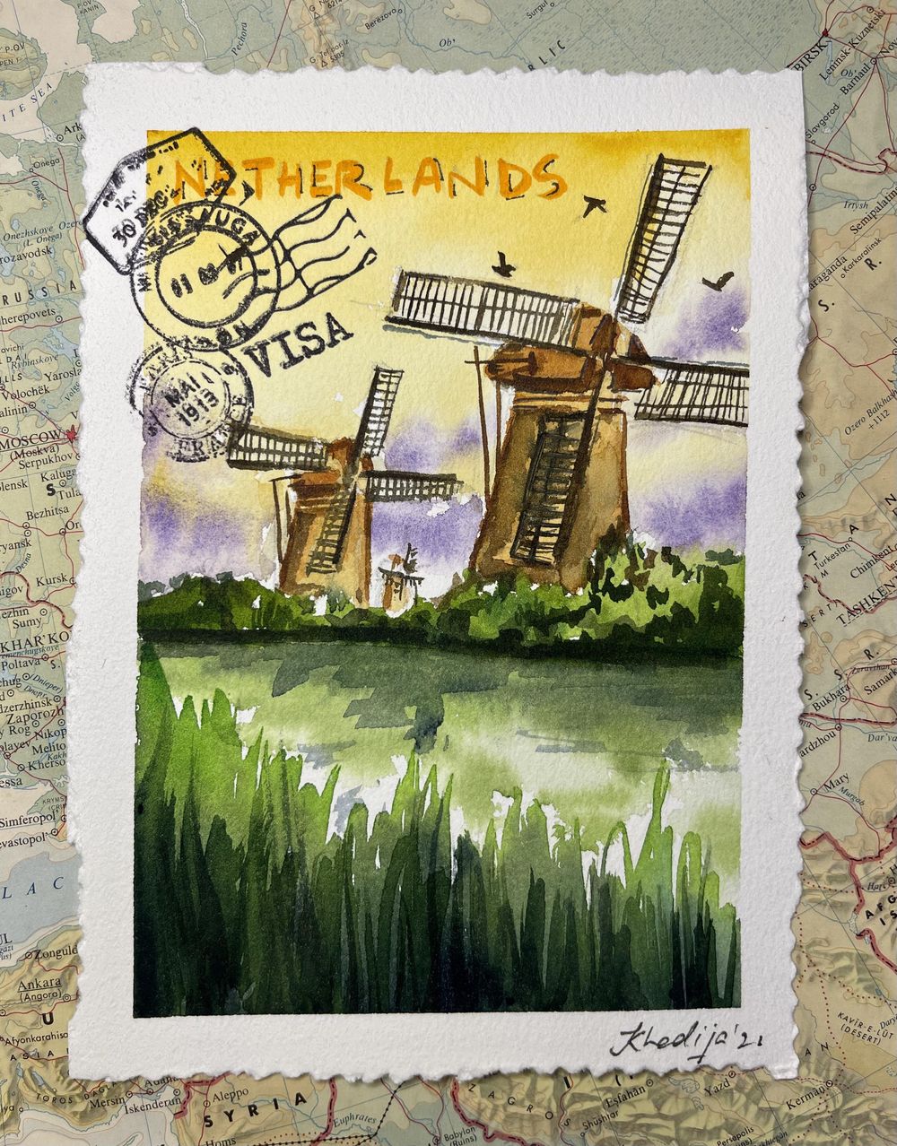 Stamps from around the world - image 5 - student project