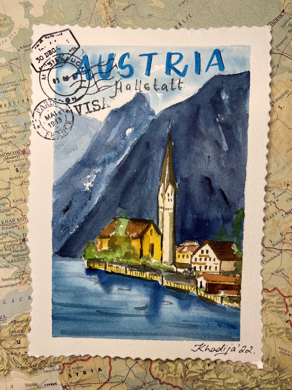 Stamps from around the world - image 3 - student project