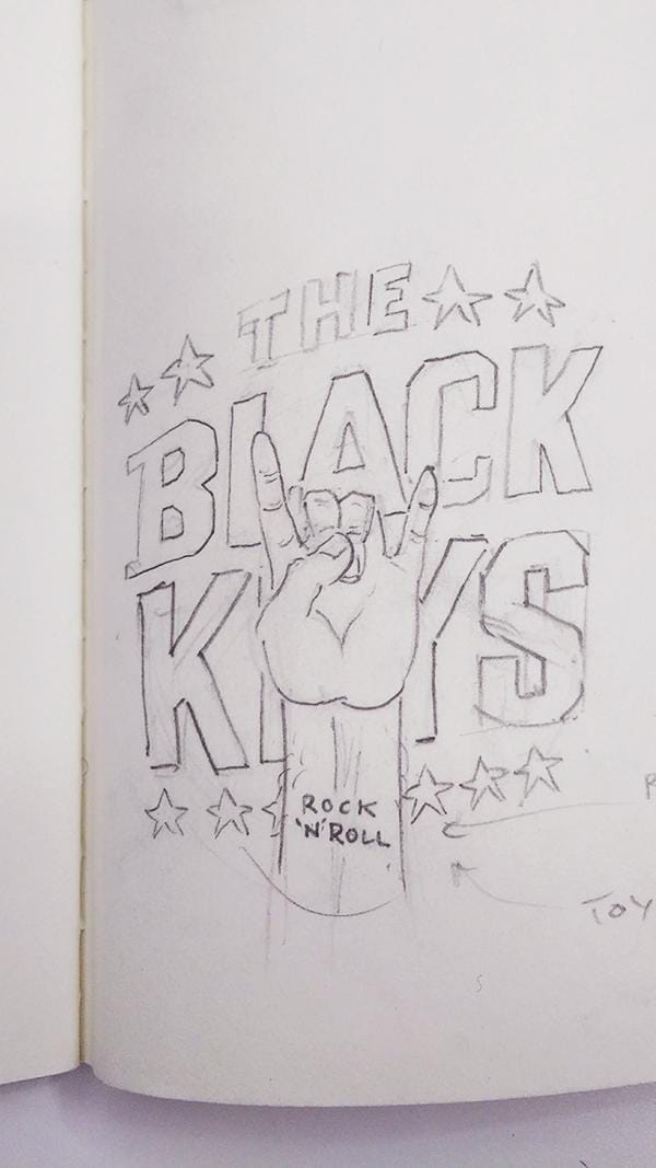 The Black Keys Stickers - image 3 - student project