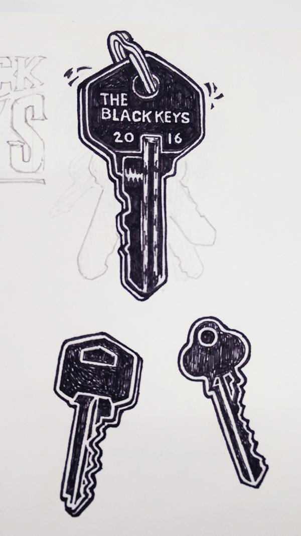 The Black Keys Stickers - image 4 - student project
