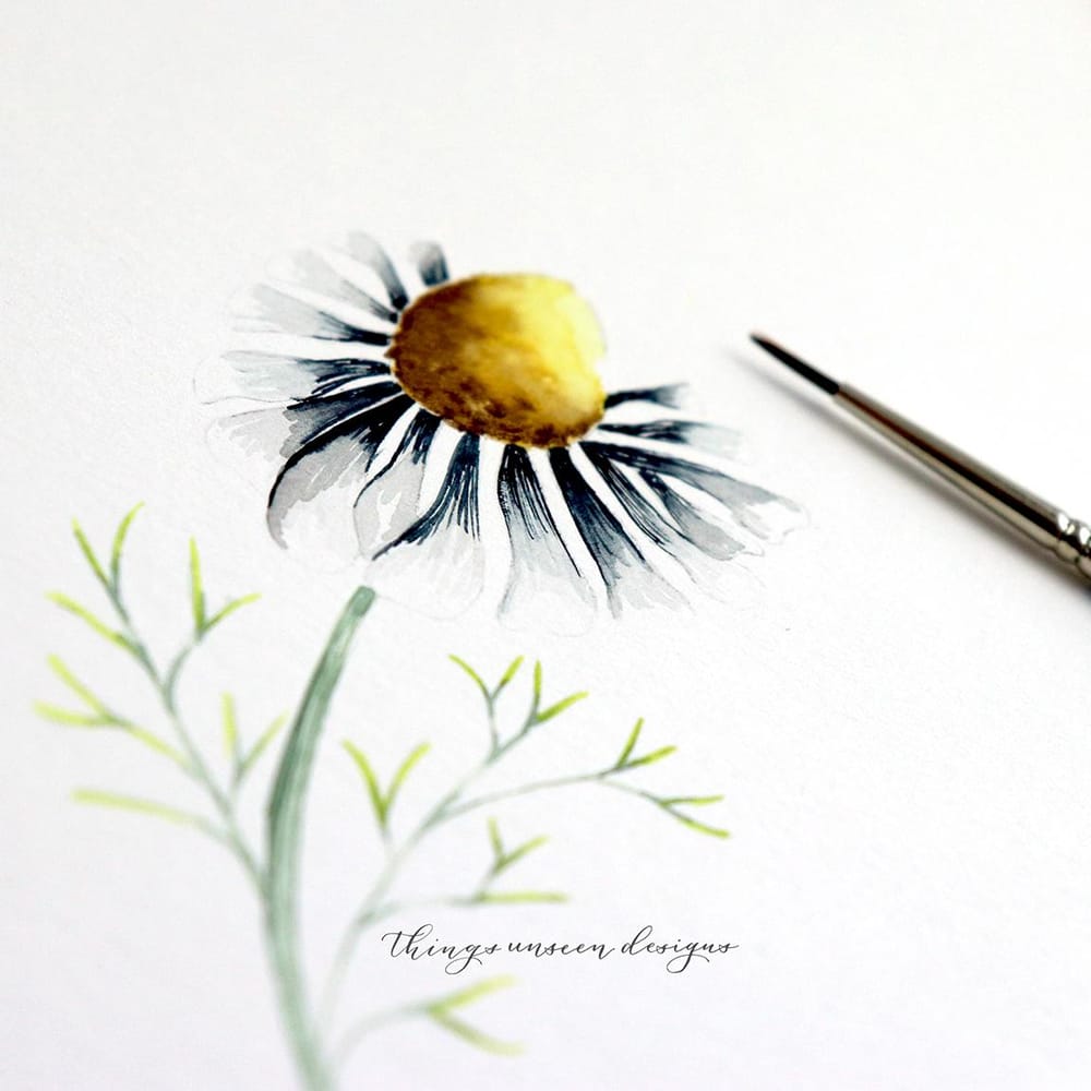 Watercolor Botanical Painting - Sample Project - image 2 - student project