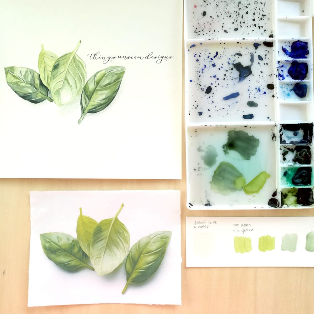 Watercolor Botanical Painting - Sample Project - image 1 - student project