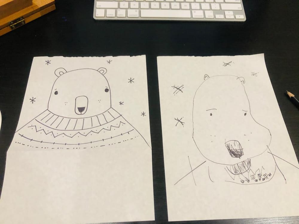 Drawing with my kids - image 1 - student project