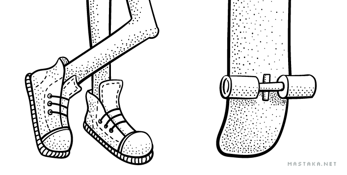 Old Skater: Inking - image 8 - student project