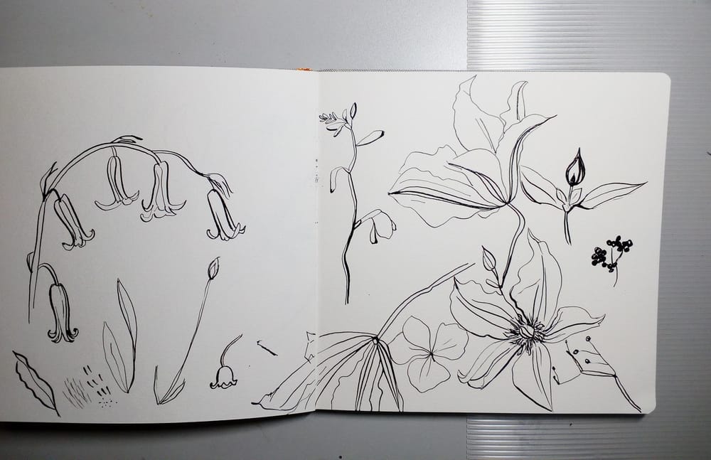 Attempting 'Abstract' Florals - image 3 - student project