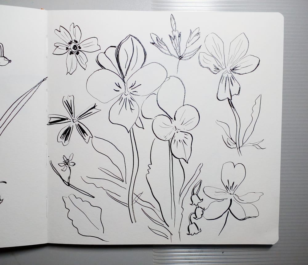Attempting 'Abstract' Florals - image 2 - student project