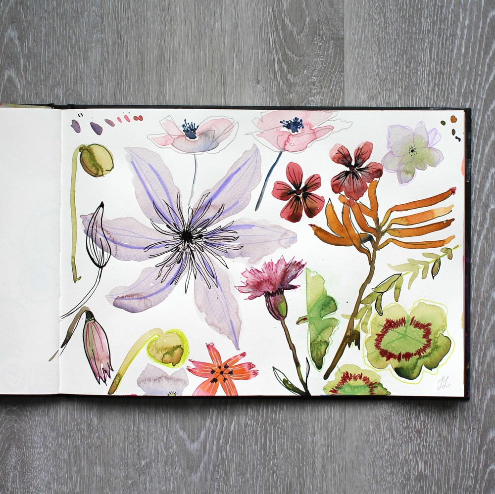 Attempting 'Abstract' Florals - image 6 - student project
