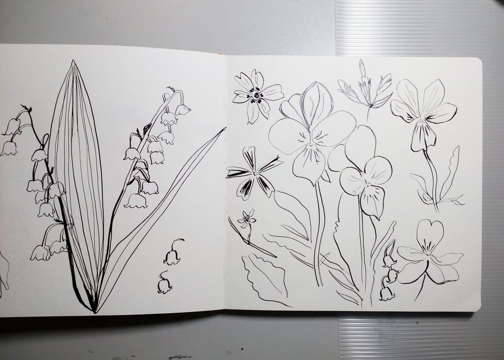 Attempting 'Abstract' Florals - image 4 - student project