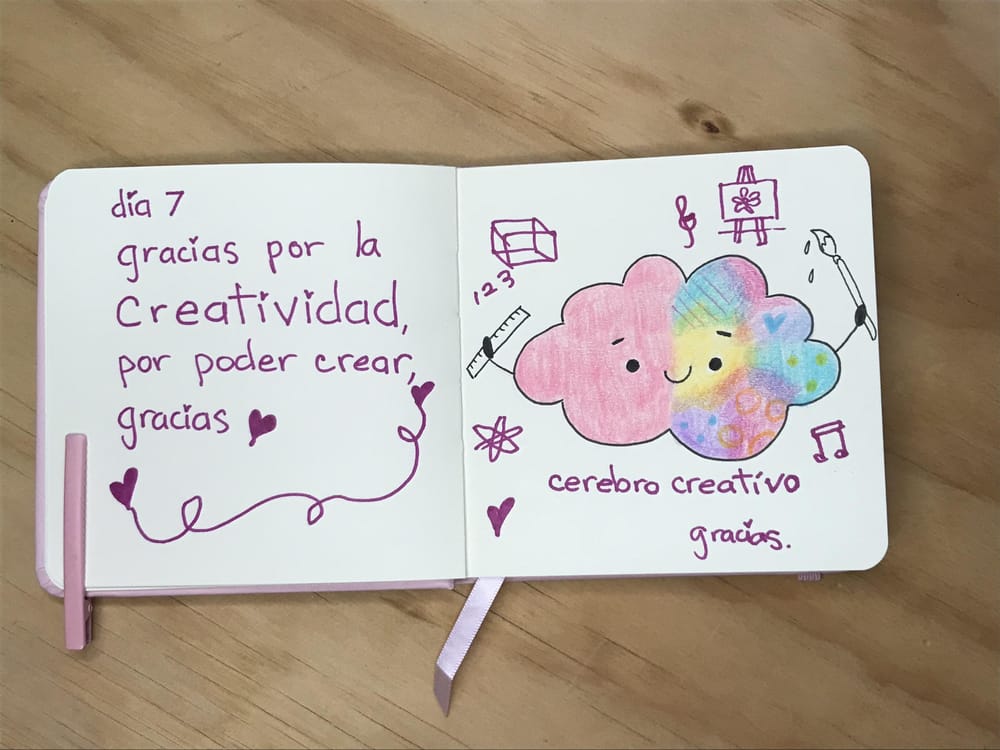 Diario ilustrado de gratitud 21 días - image 1 - student project