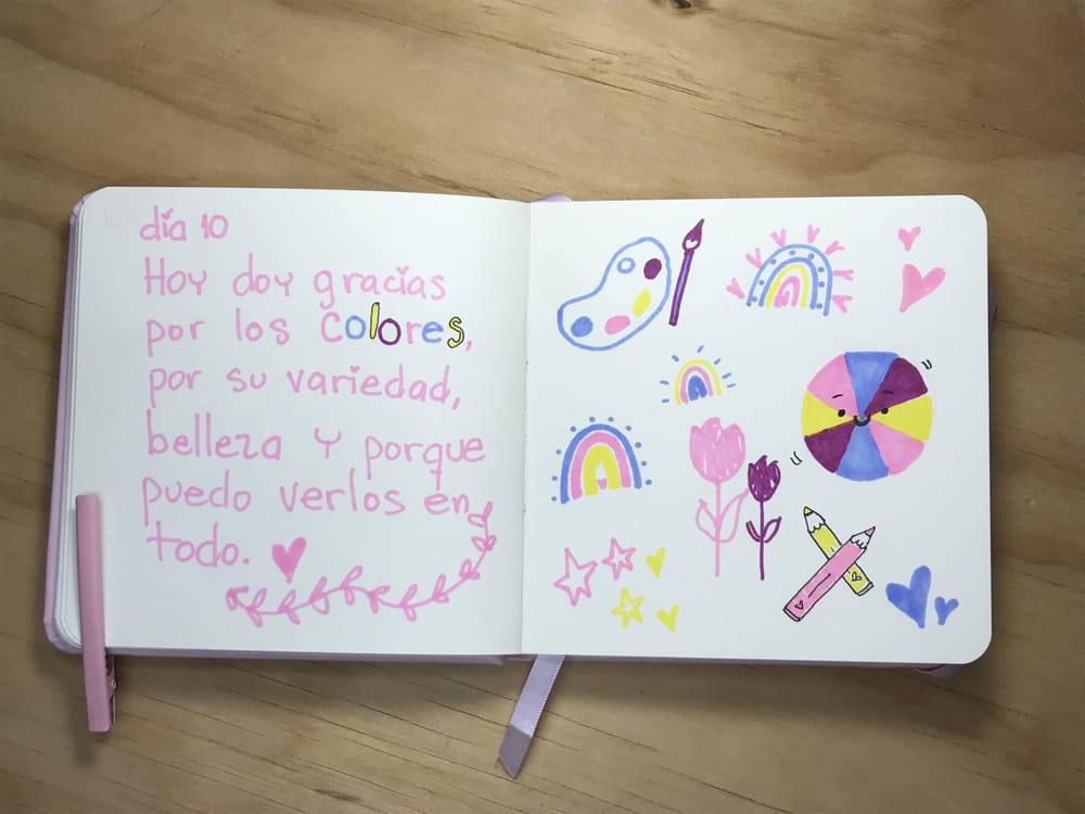 Diario ilustrado de gratitud 21 días - image 3 - student project