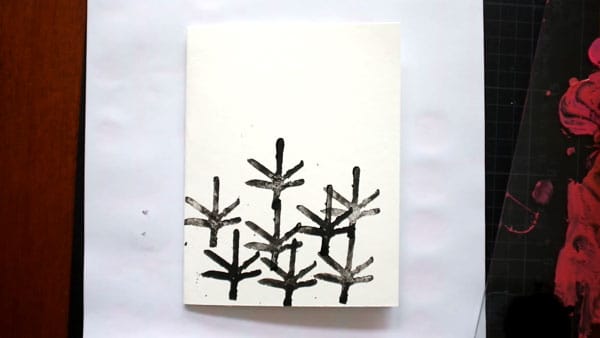 Card Printing with Found Objects & Carved Objects - image 2 - student project