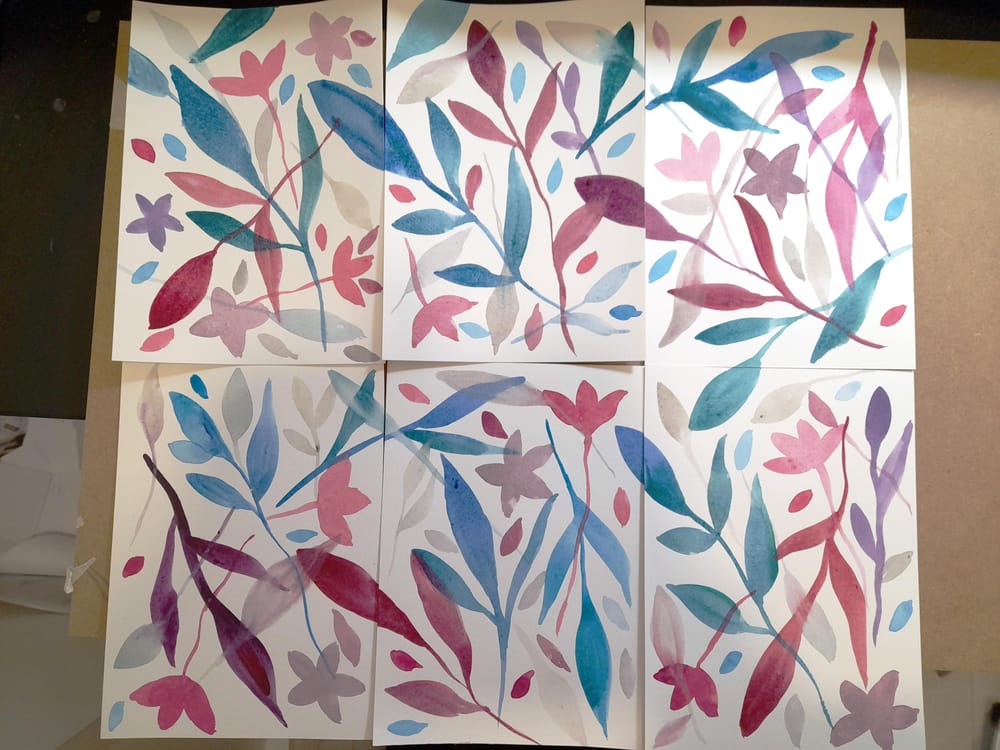 Leaf pattern - image 2 - student project