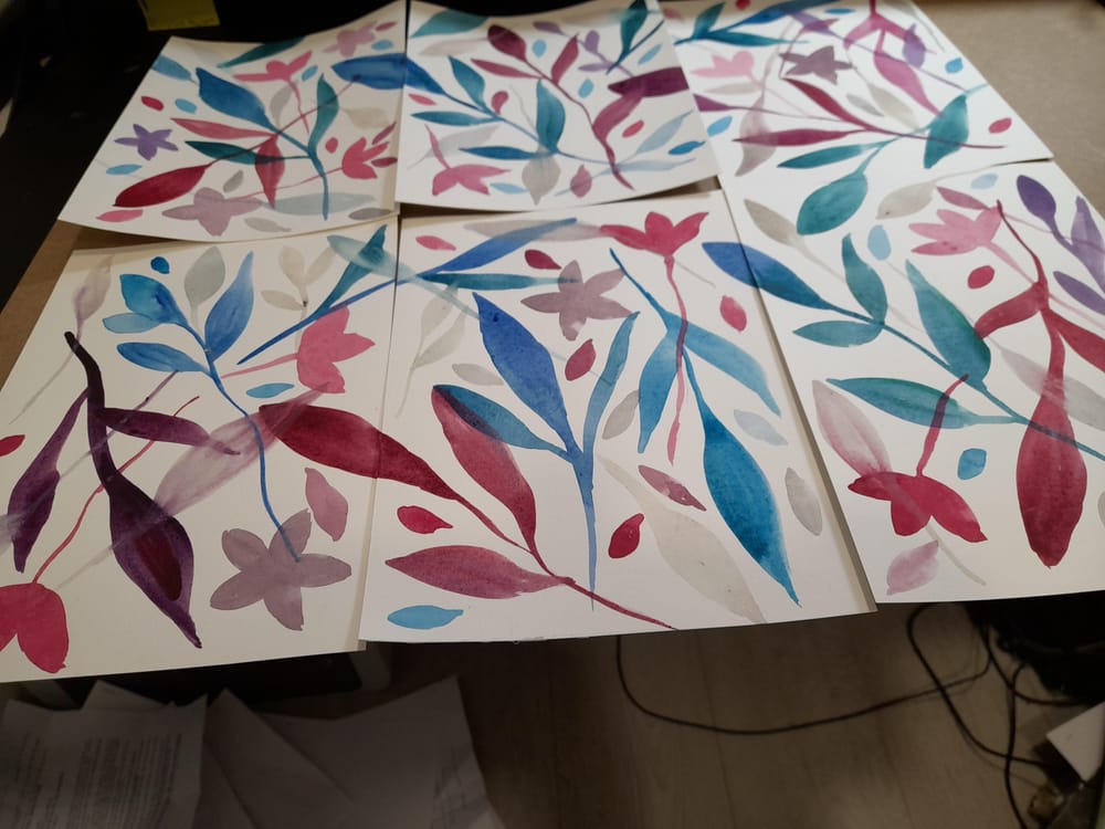 Leaf pattern - image 1 - student project