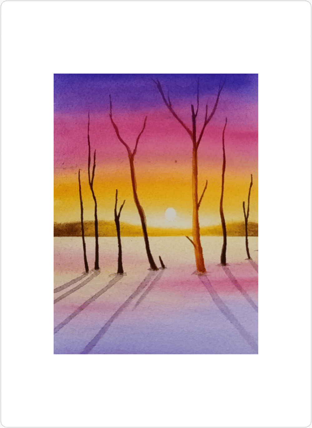 30 Day Watercolor Challenge : Let's Explore Winter Season with Watercolors - image 11 - student project