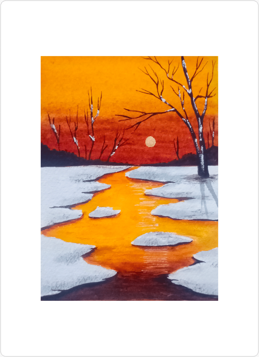 30 Day Watercolor Challenge : Let's Explore Winter Season with Watercolors - image 13 - student project