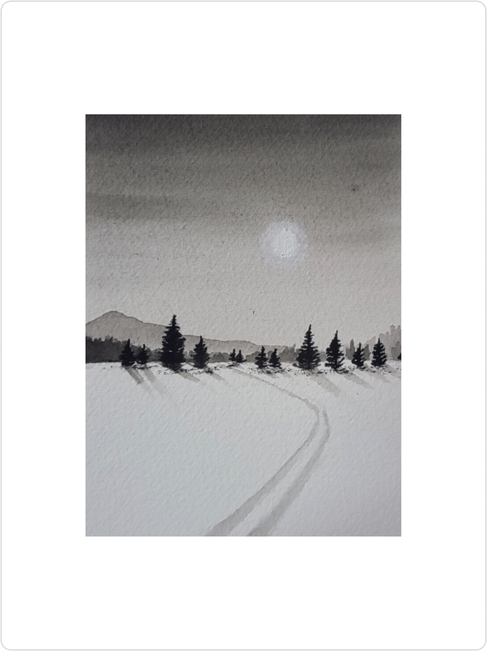 30 Day Watercolor Challenge : Let's Explore Winter Season with Watercolors - image 9 - student project