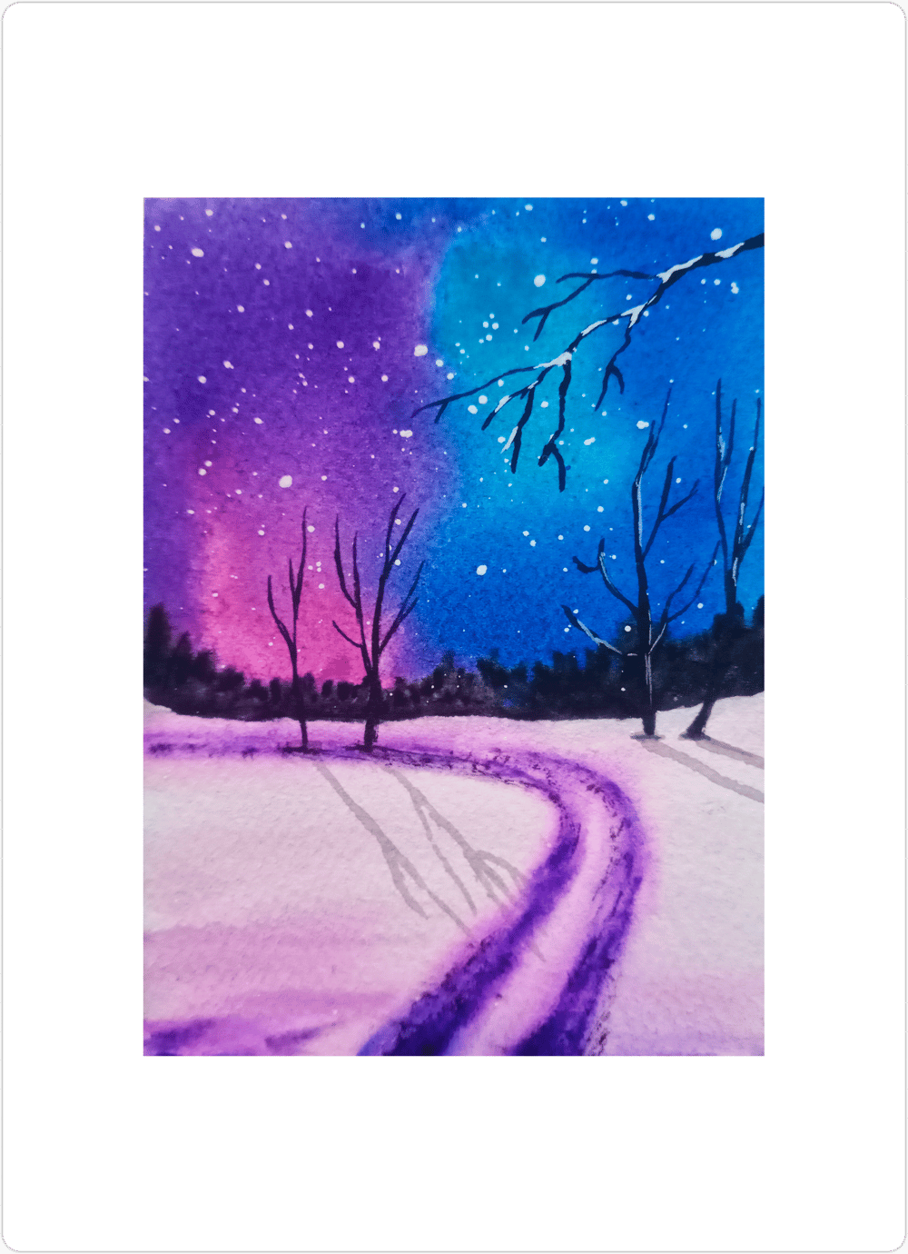 30 Day Watercolor Challenge : Let's Explore Winter Season with Watercolors - image 8 - student project