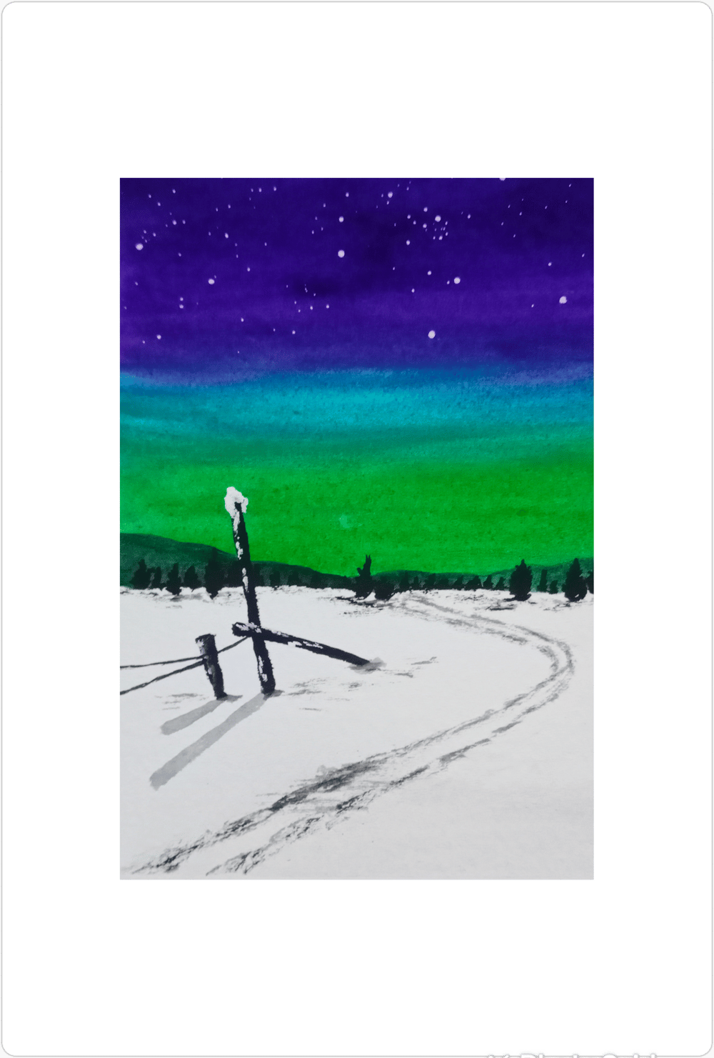 30 Day Watercolor Challenge : Let's Explore Winter Season with Watercolors - image 2 - student project