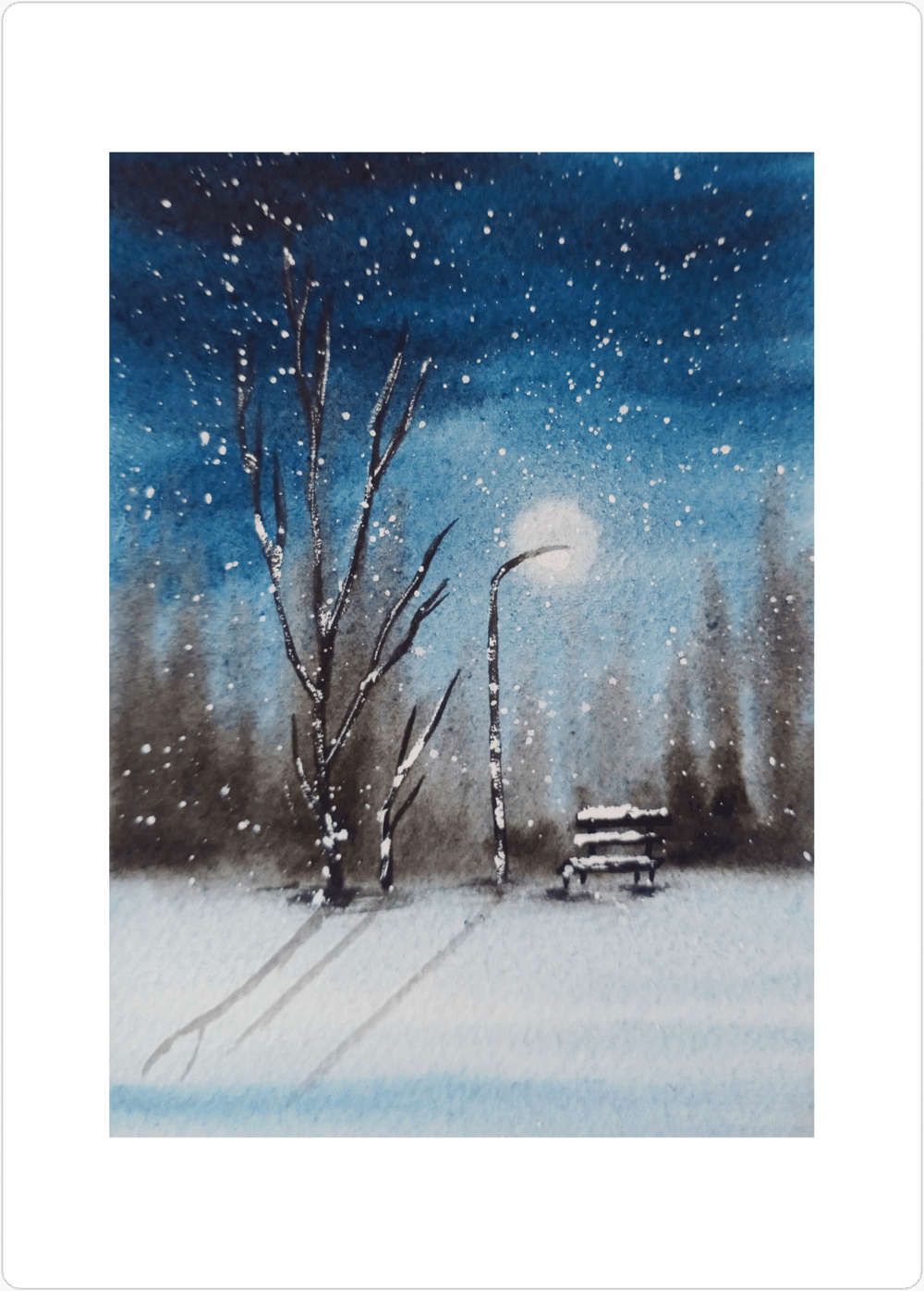 30 Day Watercolor Challenge : Let's Explore Winter Season with Watercolors - image 25 - student project