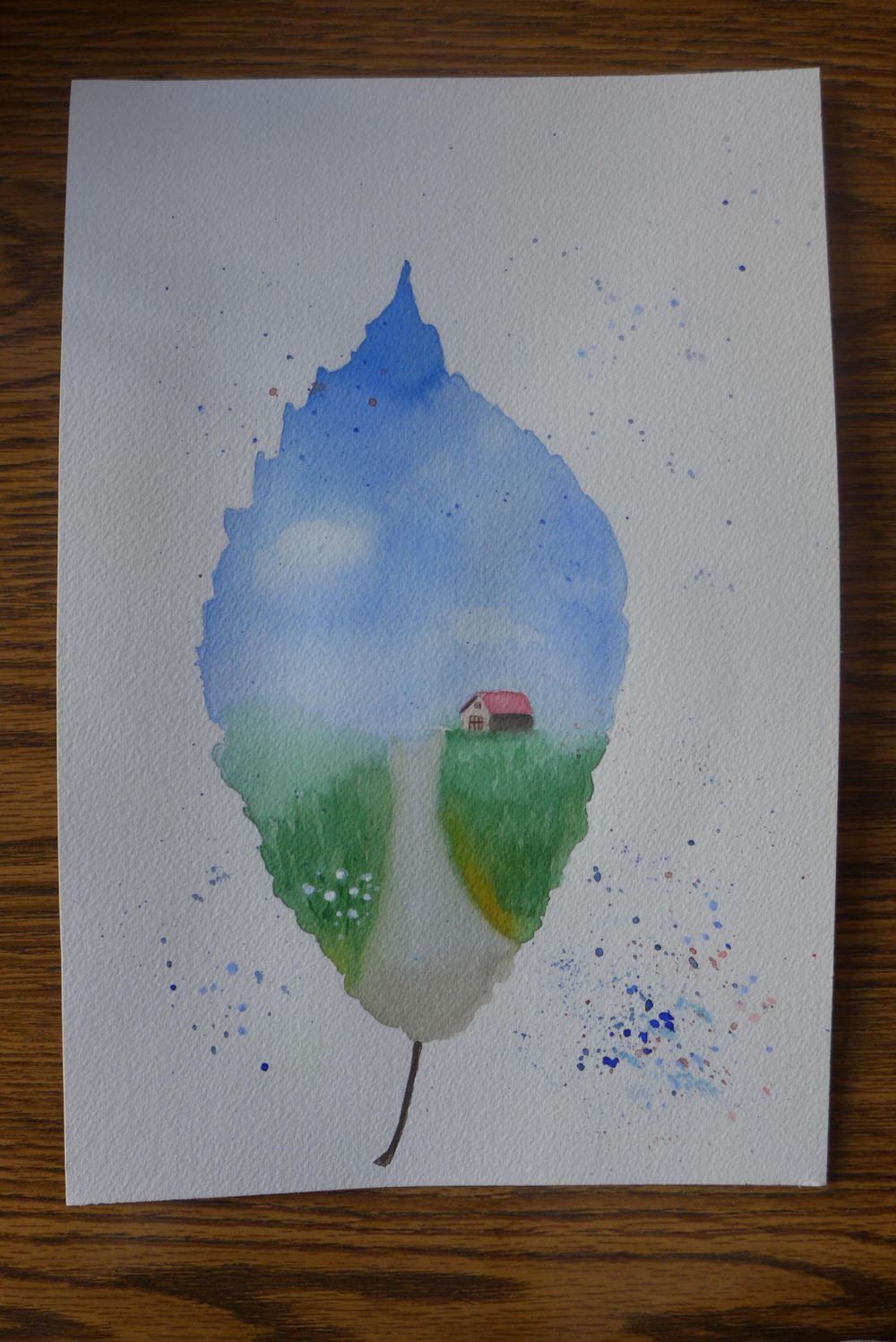 Watercolor autumn illustrations - image 4 - student project