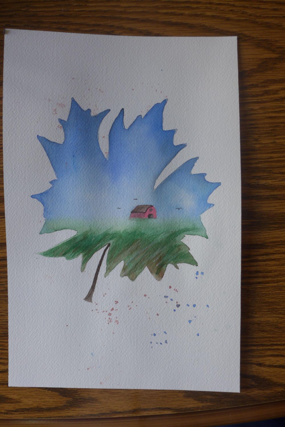 Watercolor autumn illustrations - image 3 - student project