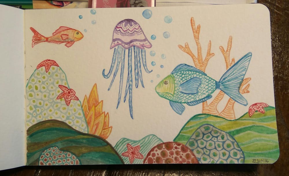 Underwater scene - image 2 - student project