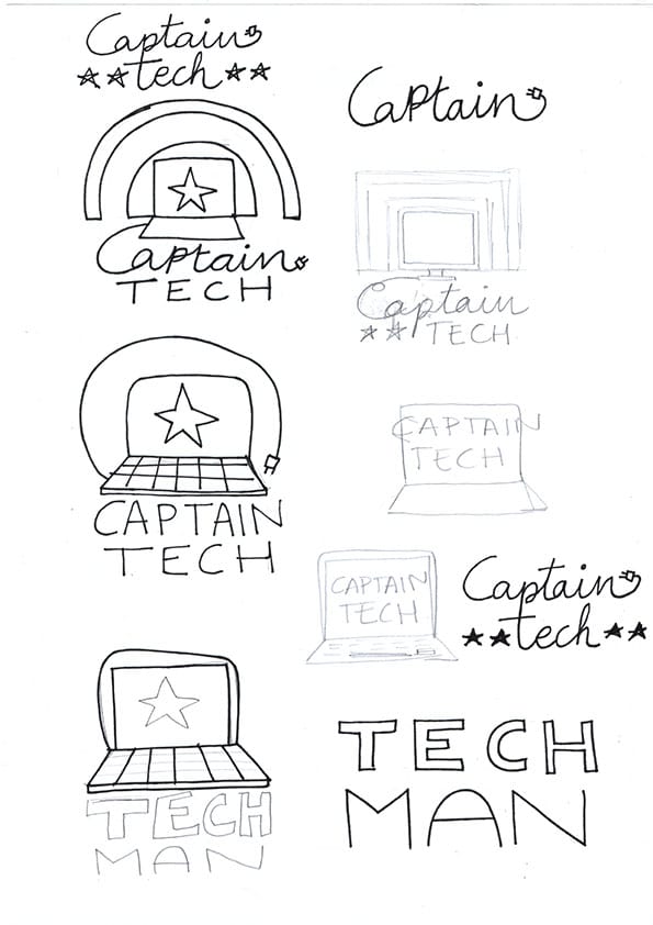 Pickle jar hero and Tech Man Skillshare Student Project