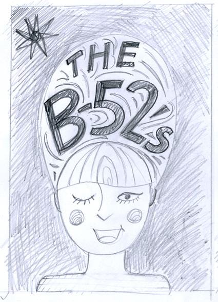 The B-52's poster - image 2 - student project