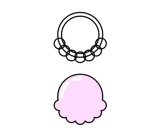 Logo for an ice cream company - image 5 - student project