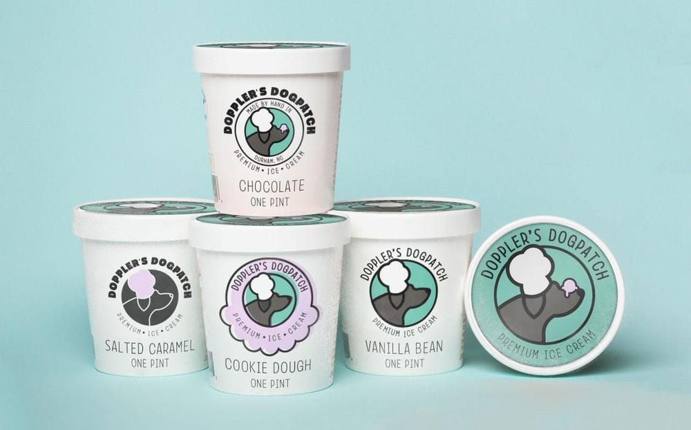 Logo for an ice cream company - image 4 - student project
