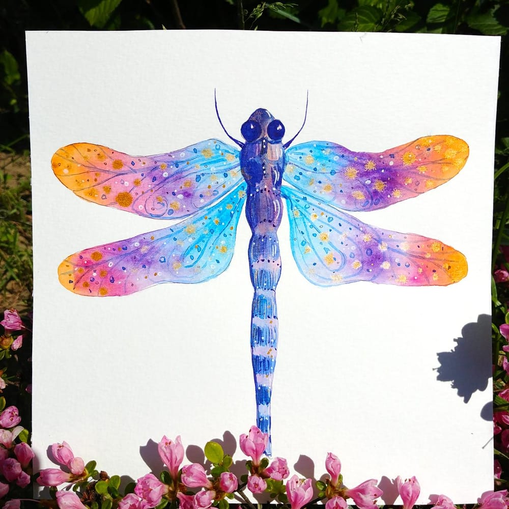 Magical dragonflies - image 1 - student project