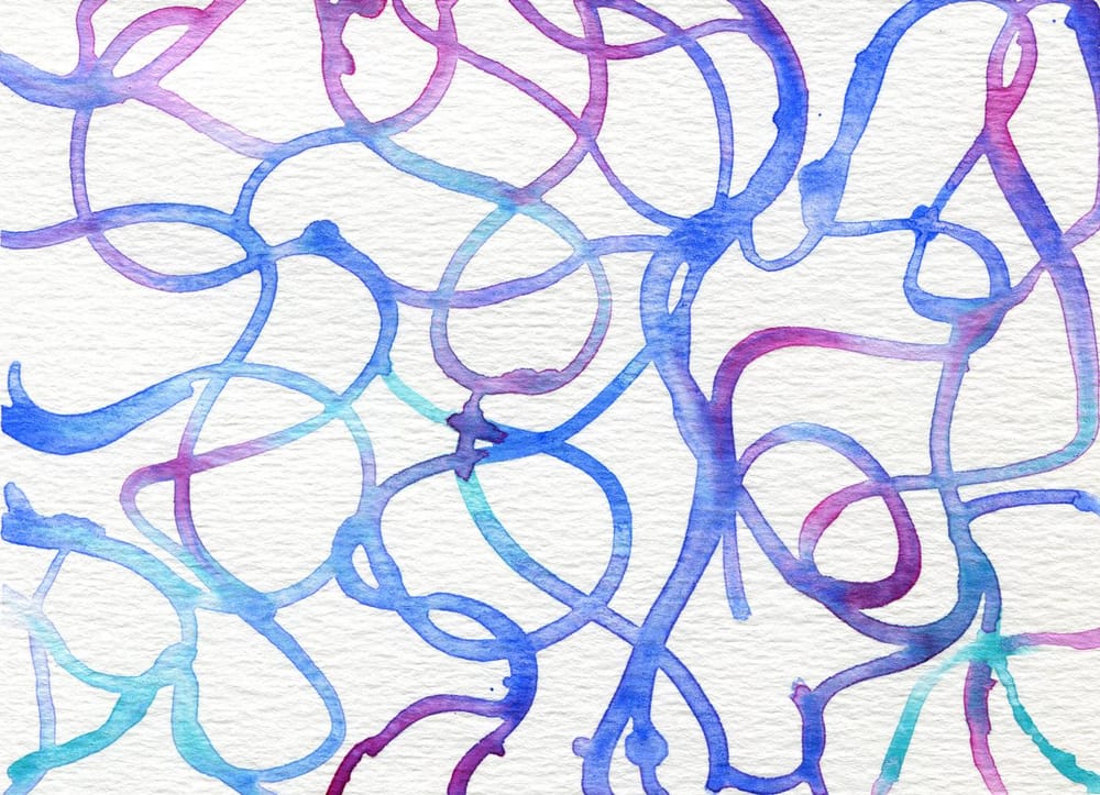 Abstract watercolors - image 4 - student project
