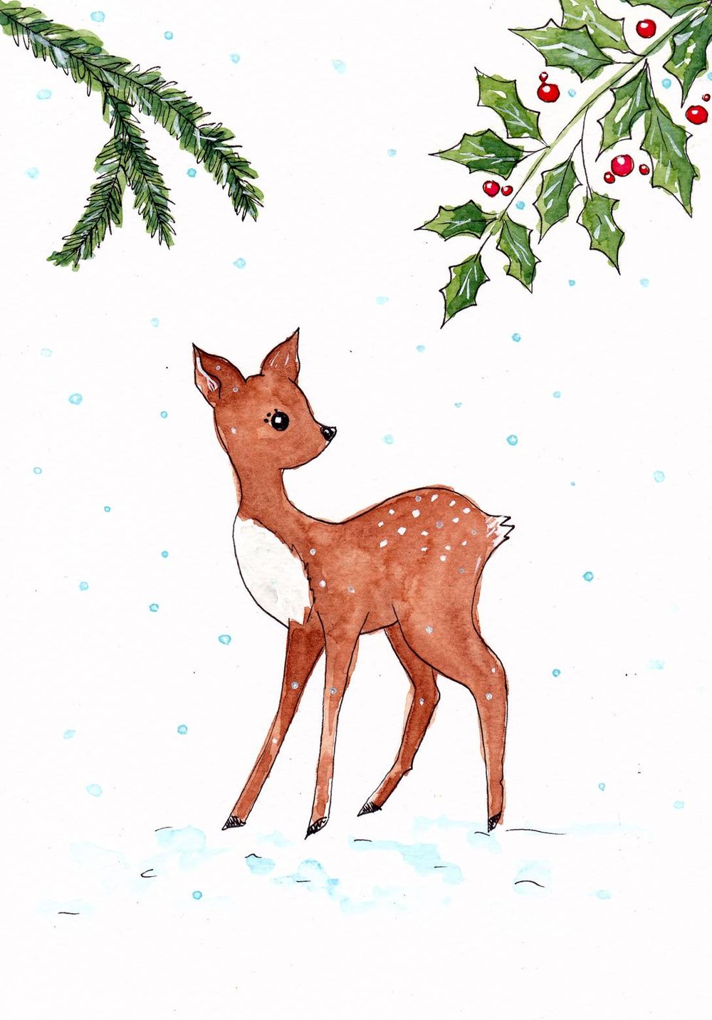 Christmas cards - image 2 - student project