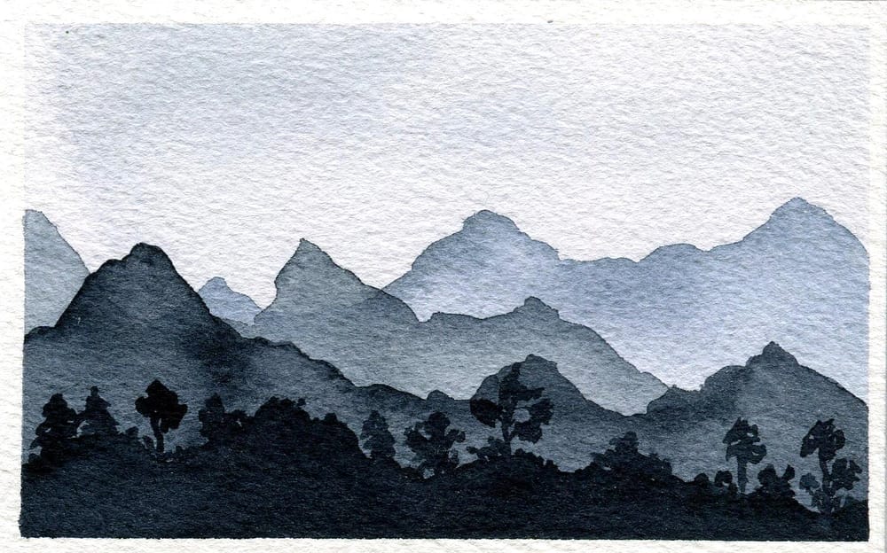 Monochromatic landscape - image 1 - student project