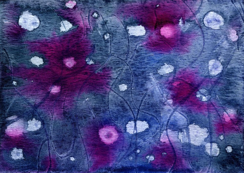 Abstract watercolors - image 3 - student project