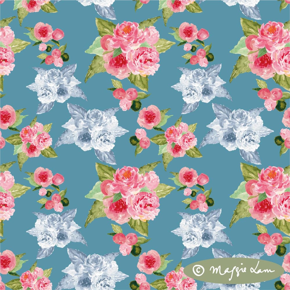 Pattern Design Session - Vintage Peonies - image 3 - student project