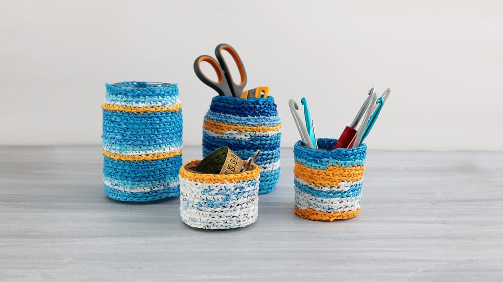 Jar covers and a bag - image 2 - student project