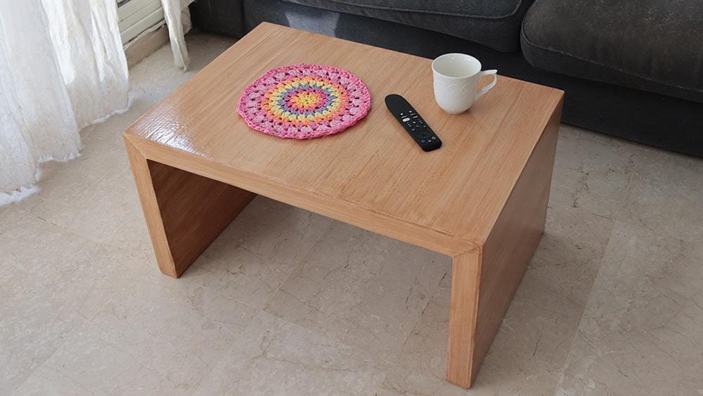 Coffee table made from cardboard - image 4 - student project