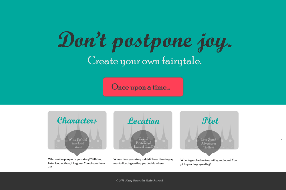 First Web Design Project - image 1 - student project